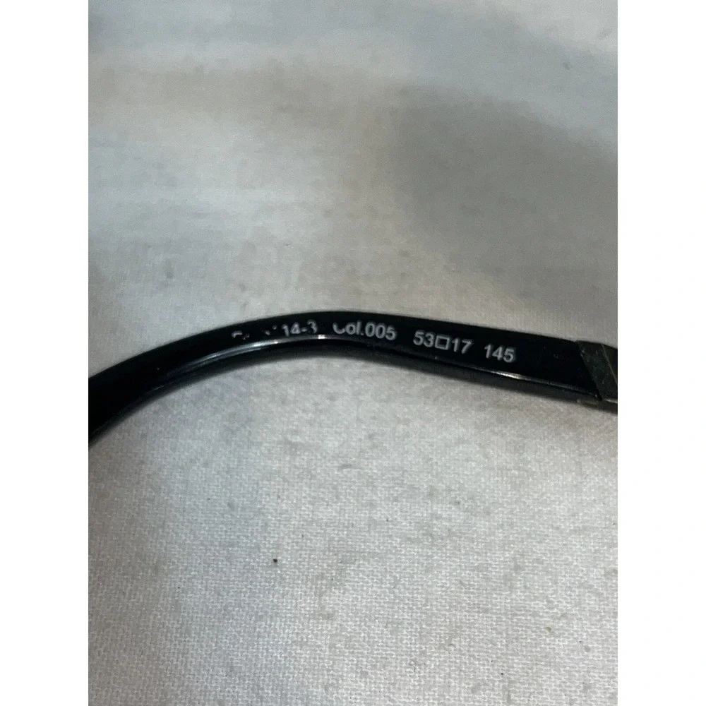 Diesel Eyeglasses DL Col. 005 Gray&Black Browline Metal Frame 53[]17 145
